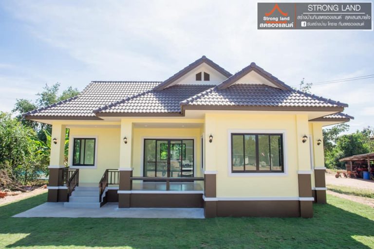 Bungalow with Cheerful Exterior and Impressive Interior Cool House