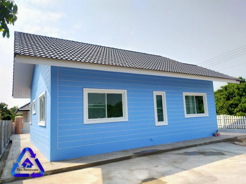 Picture of Modern-Style Family Home with Graceful Gable Roofs 