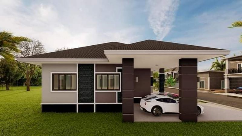 Picture of Contemporary Home Design with Glamorous Exterior