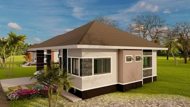 Picture of Contemporary Home Design with Glamorous Exterior